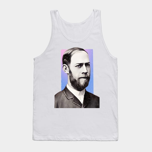 German Physicist Heinrich Hertz illustration Tank Top by Litstoy 